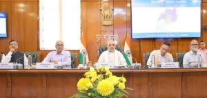 Union Home Minister Shri Amit Shah chaired a high-level meeting to review the security situation in Manipur in New Delhi.