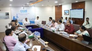 Union Water Power Minister Shri C. R. Patil reviewed the progress of Namami Gange Mission projects