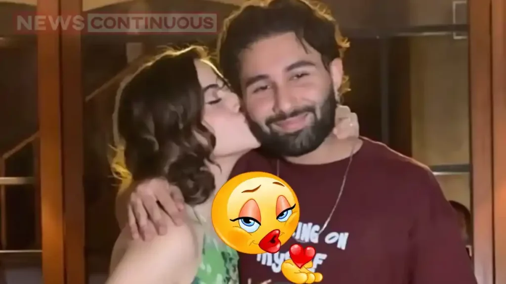 Urfi javed kisses orry in front of paparazzi video goes viral