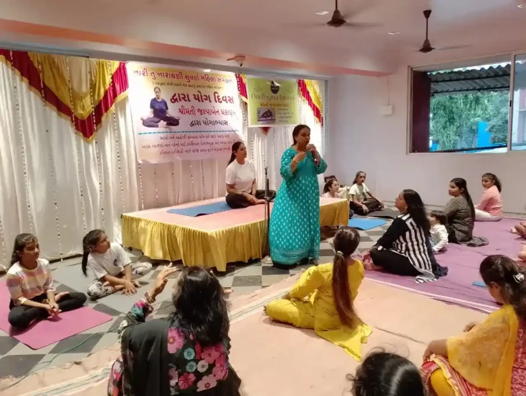 Yoga Day was celebrated by Parajiya Soni sisters, along with sale and display of handicrafts and delicacies by multi-caste sisters in the Anand Mela. Yoga Day was celebrated by Parajiya Soni sisters, along with sale and display of handicrafts and delicacies by multi-caste sisters in the Anand Mela.