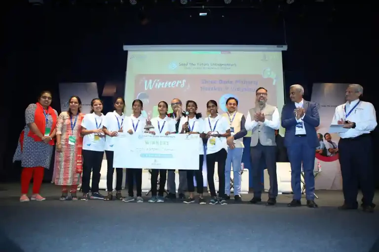 Young innovators shine at ‘Student Entrepreneurship Program – Seed the Future Entrepreneurs’ finale organized by AIM and La Fondation Dassault Systèmes India Young innovators shine at 'Student Entrepreneurship Program - Seed the Future Entrepreneurs' finale organized by AIM and La Fondation Dassault Systèmes India