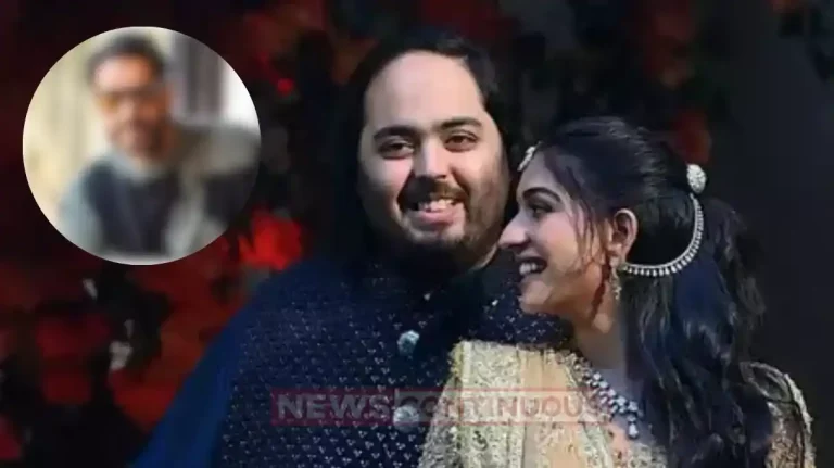 anant ambani spotted at ajay devgn house for a personal wedding invitation