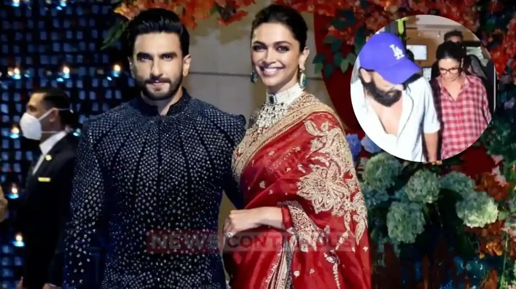 deepika padukone and ranveer singh step out with family for dinner date