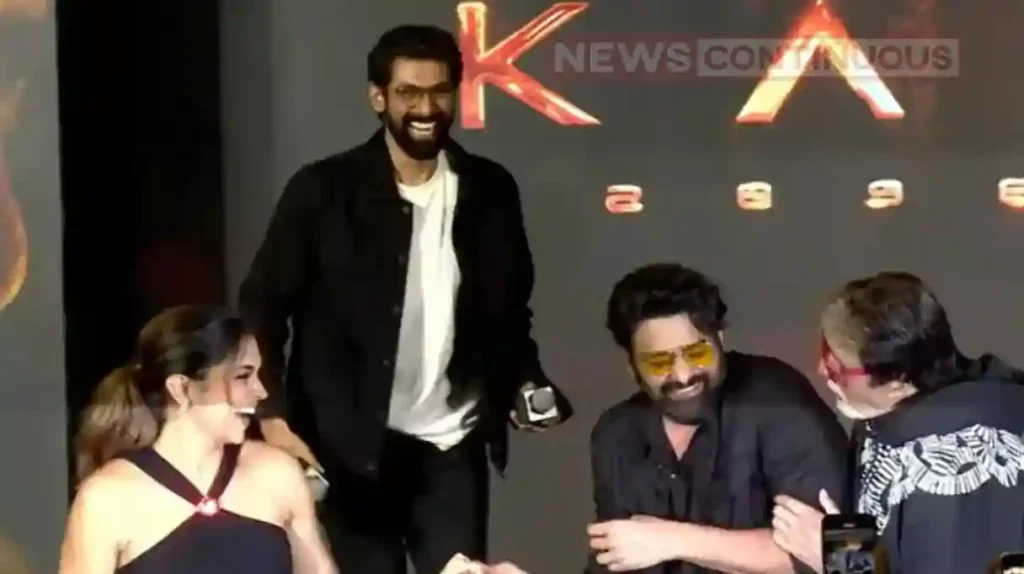 rana daggubati teased deepika about her pregnancy in kalki 2898 ad pre release event
