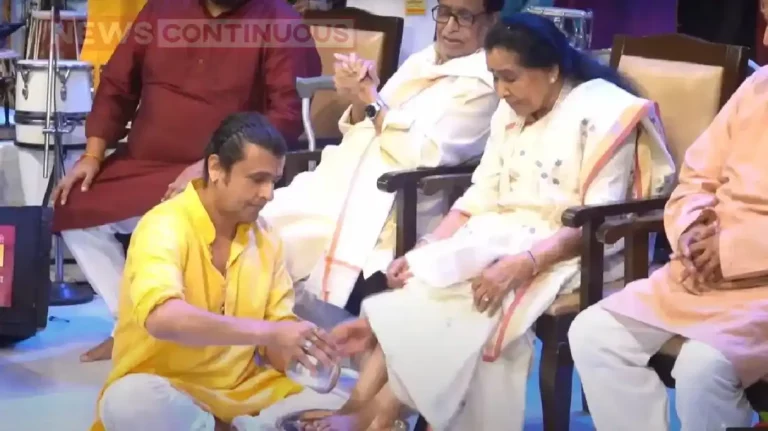 sonu nigam wash asha bhosle feet video goes viral