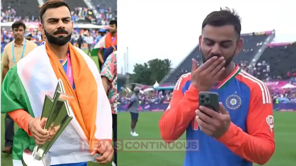 t20 world cup 2024 wins india virat kohli shared happiness with wife anushka sharma