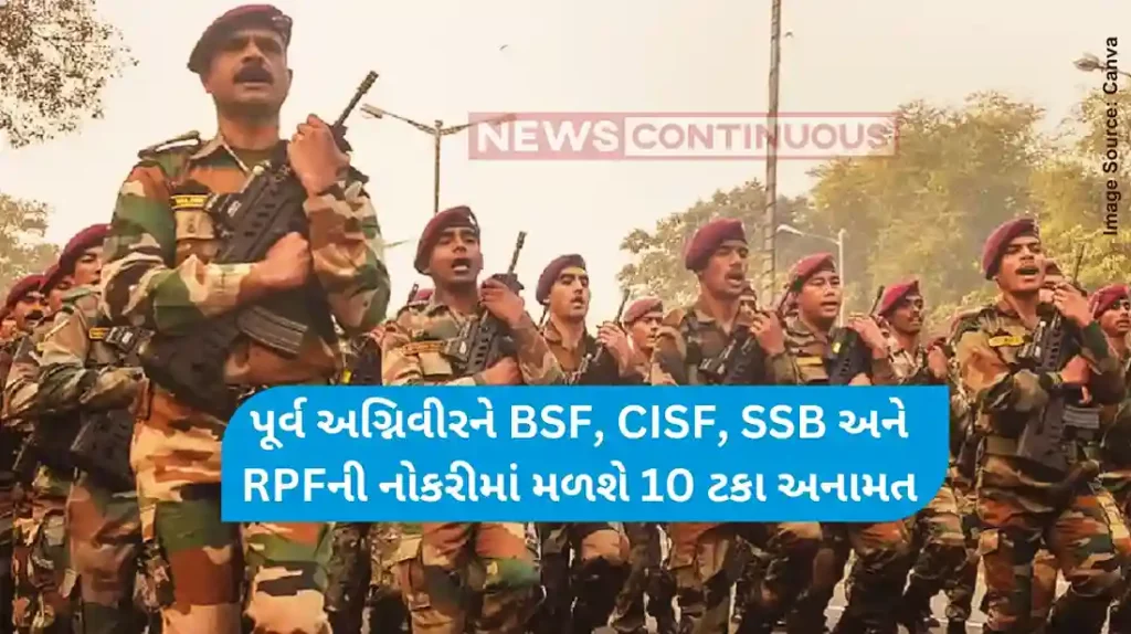 Agniveer Reservation Ex-Agniveers To Receive 10 percent Reservation And Age Relaxation In CISF, BSF, SSB