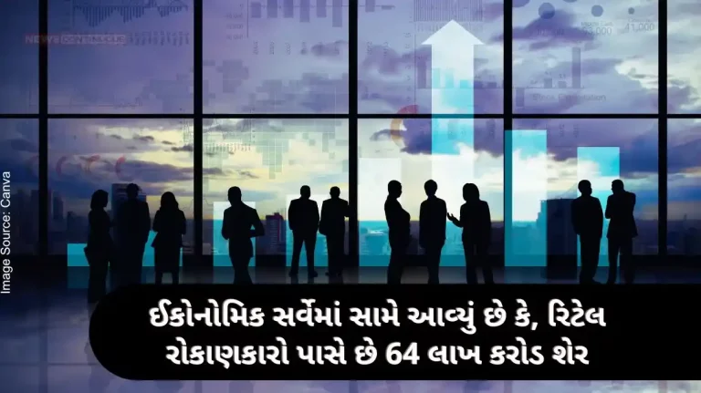 Budget 2024 It has been revealed in the economic survey before the budget that retail investors have 64 lakh crore shares..