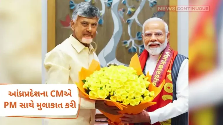 CM of Andhra Pradesh Chandrababu Naidu met the PM Narendra Modi