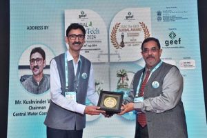 CWC won the GEEF Global WaterTech Award under the 'Water Department of the Year' category at the Global Water Tech Summit - 2024