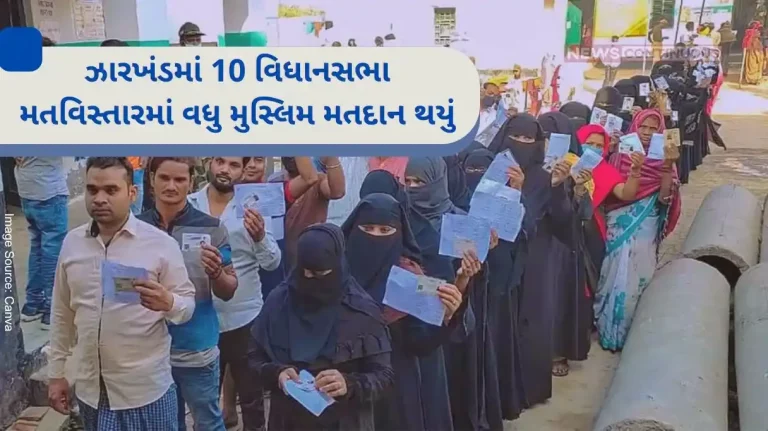 Jharkhand More than 100 percent Muslim voting in 10 assembly constituencies in Jharkhand Report.