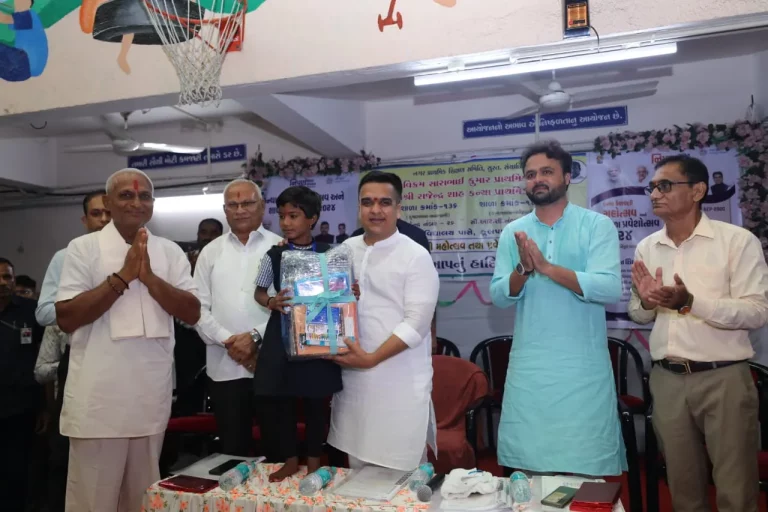 Pareshbhai Dankhra, a social worker from Surat who became the idol of motherhood