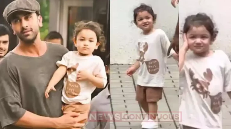 Raha kapoor with ranbir kapoor new video goes viral