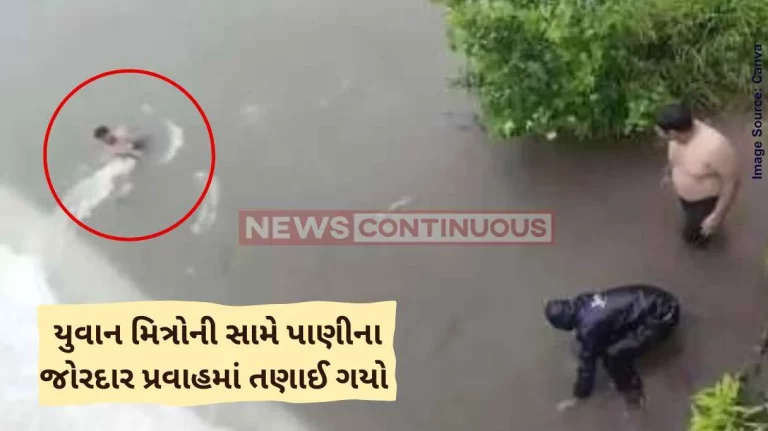 Ratnagiri Man washed away in river in Maharashtra's Ratnagiri WATCH shocking video