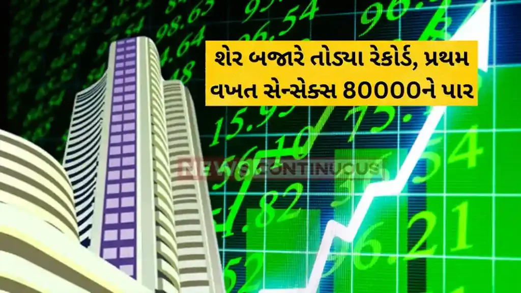 Share Market Updates Sensex goes past 80,000-mark for first time, Nifty at lifetime high