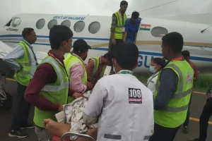 State Government Air Ambulance to shift patients from Gujarat state to other state hospitals is a blessing
