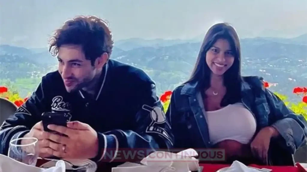 Suhana khan and Agastya nanda spotted together in mumbai with abhishek bachchan and navya nanda