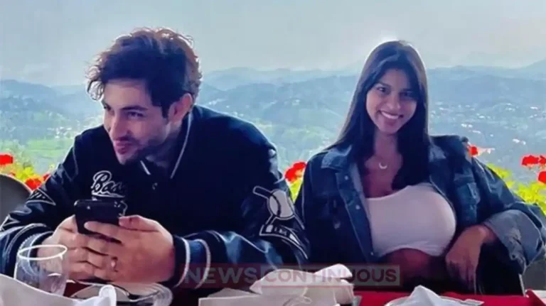 Suhana khan and Agastya nanda spotted together in mumbai with abhishek bachchan and navya nanda