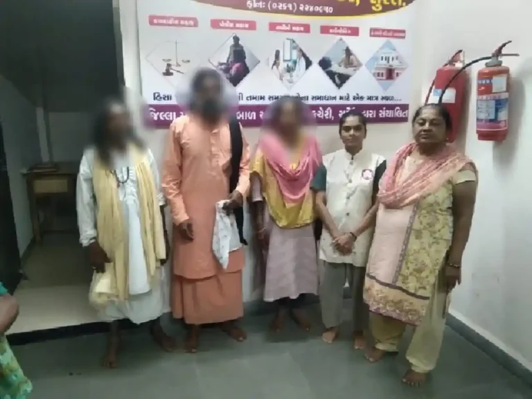 Surat 181 Abhayam team reuniting a mentally ill woman with her family in just 14 hours