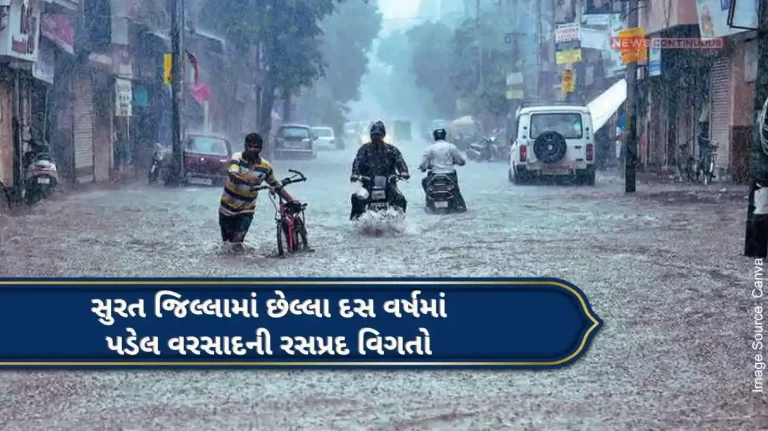 Surat Rainfall Interesting details of rainfall in Surat district in last ten years