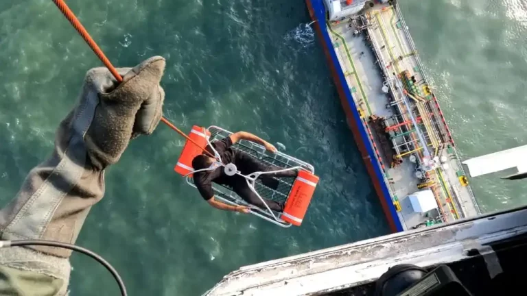The ICG rescued a critically ill Indian national from the motor tanker Zil off the coast of Gujarat