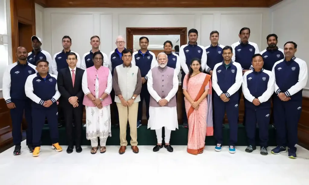 The Prime Minister interacted with the Indian contingent heading towards the Paris Olympics 2024