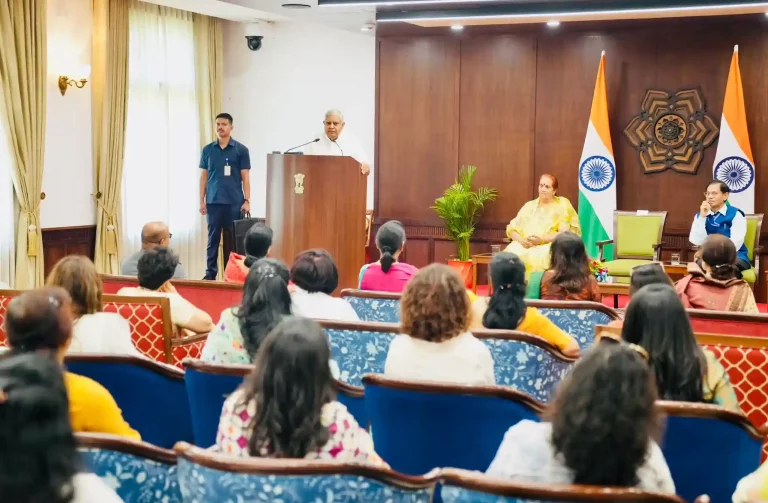 The Vice President encouraged FICCI members to support talented girls facing financial and social challenges The Vice President encouraged FICCI members to support talented girls facing financial and social challenges
