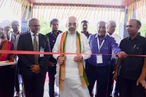 Union Cooperative Minister Shri Amit Shah reviewing the progress of cooperative projects in Panchmahal area