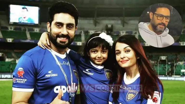 abhishek bachchan makes first appearance after liking divorce post