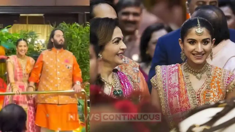 anant and radhika were seen on the rath of mameru ritual anant and radhika were seen on the rath of mameru ritual