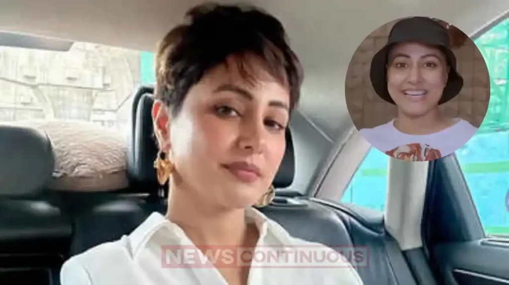 hina khan shaves her head get bald amid chemotherapy sessions