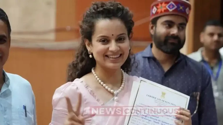 kangana ranaut challenge to actress regarding mp from mandi