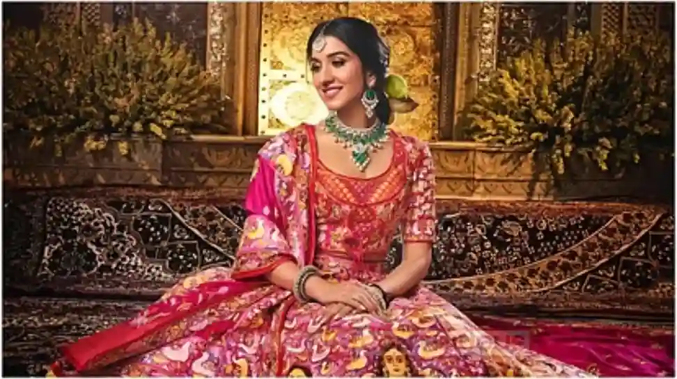 radhika merchant personally requested jayasri to handpaint on her lehenga