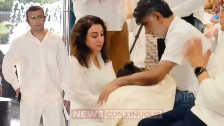 sonu nigam get emotional at tisha kumar prayer meet sonu nigam get emotional at tisha kumar prayer meet