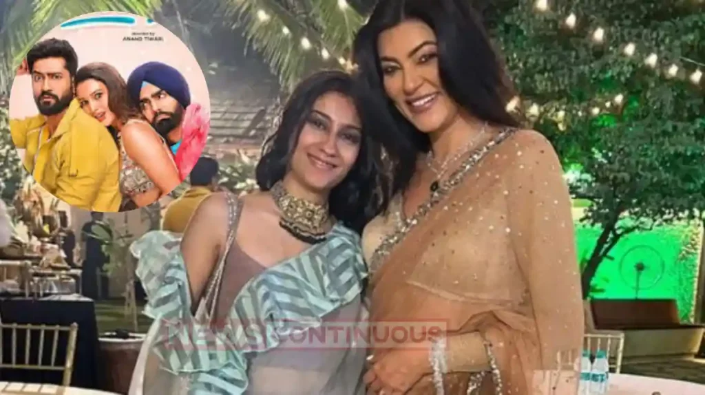 sushmita sen daughter renee sen worked as intern asst director in film bad newz