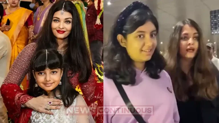 Aishwarya rai bachchan and aaradhya bachchan return from america