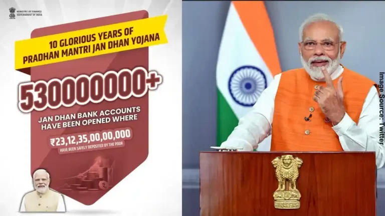 Half a lakh crore rupees deposited in 53 crore account, PM congratulated on completion of 10 years of Jan Dhan Yojana