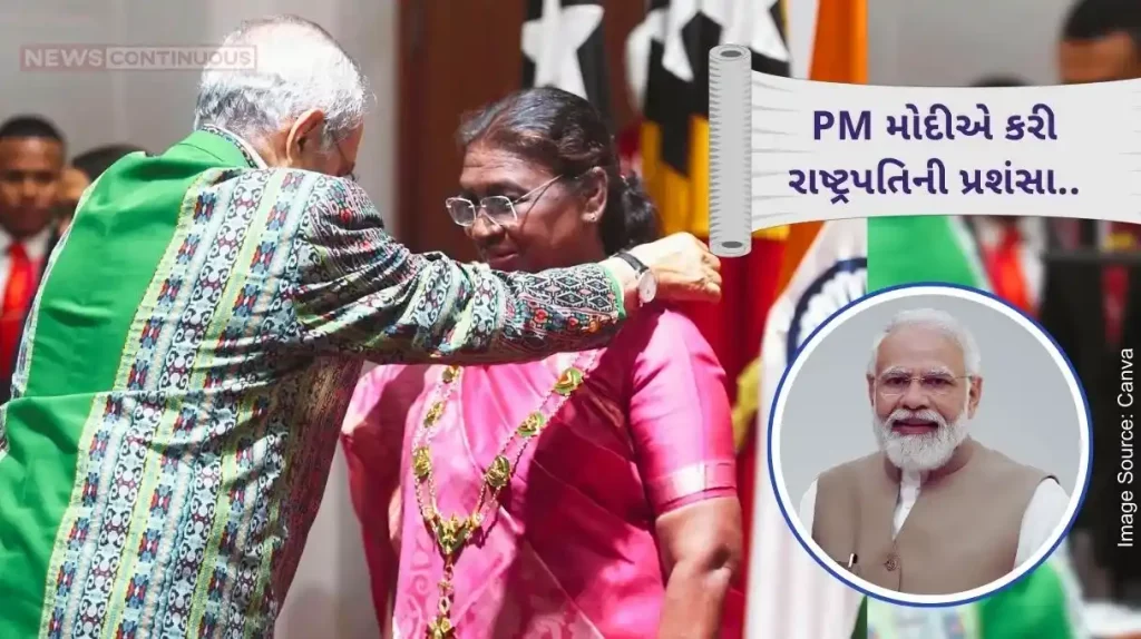 PM Modi expressed his pride in conferring the Grand-Collar of the Order of Timor-Leste Droupadi Murmu