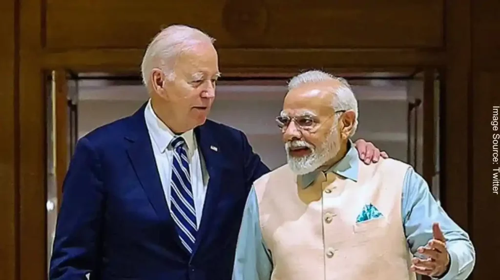 Prime Minister Narendra Modi spoke to the US President on phone.