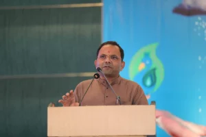 Public awareness program on rain water harvesting was held under the chairmanship of Union Water Minister CR Patil