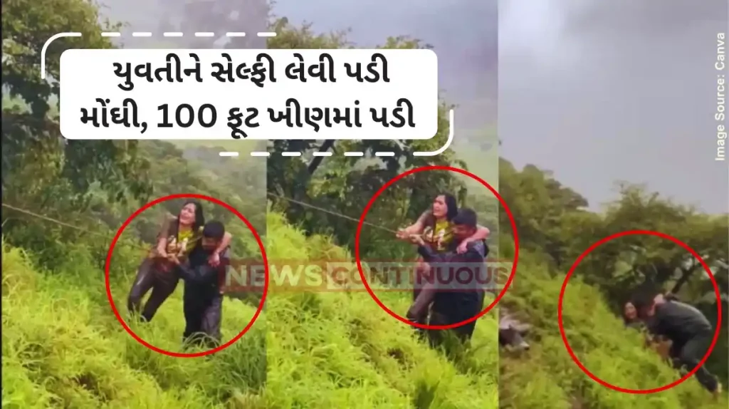 Selfie Mishap Woman slips, falls into 60-foot gorge while taking selfie in Satara