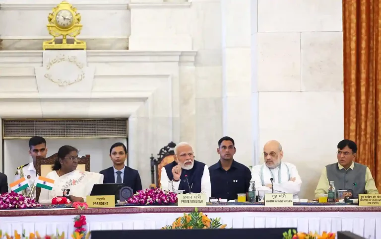 The Prime Minister attended the Conference of Governors at Rashtrapati Bhavan The Prime Minister attended the Conference of Governors at Rashtrapati Bhavan