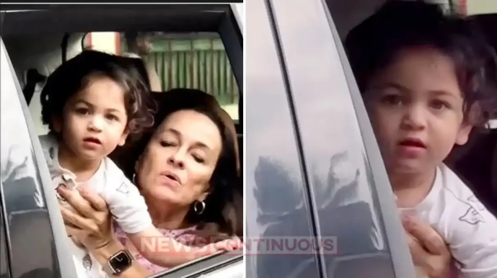 raha kapoor on long drive with grandmother soni razdan