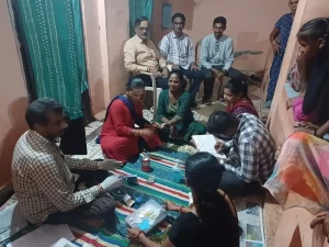 A night blood survey was conducted for the diagnosis of elephantiasis in Surat, the blood samples of so many persons were taken.