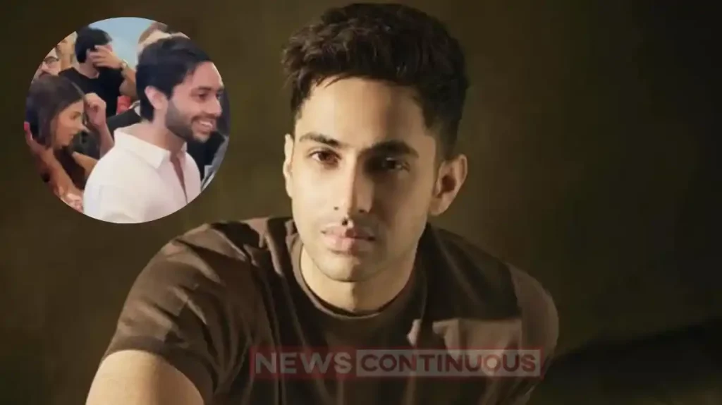 Agastya nanda protect rumored girlfriend suhana khan at call me bae premier