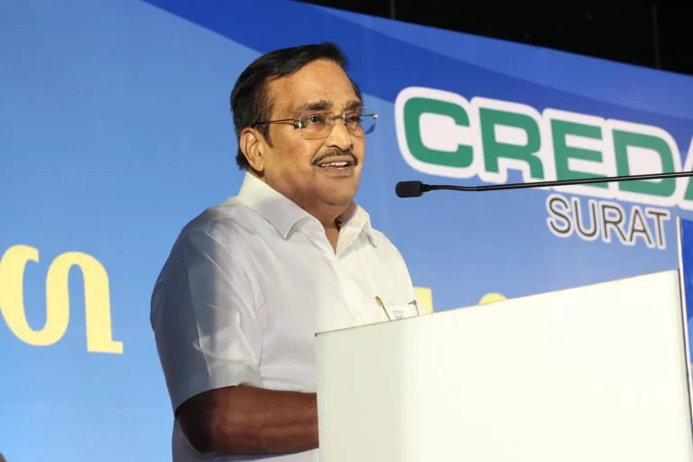 An awareness program by Surat credai under the chairmanship of CR Patil under the Jal Sanchay Jan Bhagidari Abhiyan