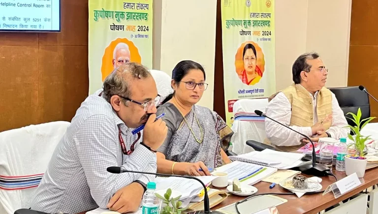 Annpurna Devi visited Ranchi, Jharkhand, reviewed the progress of these various schemes of the Ministry.