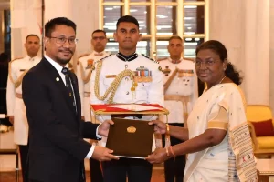 Droupadi Murmu Ambassadors of these five nations presented their credentials to the President of India.