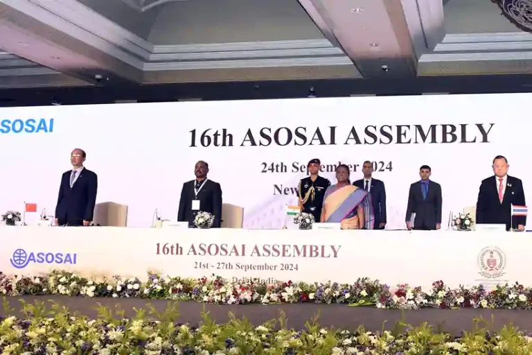 Droupadi Murmu attended the inaugural function of the 16th Asian Organization of Supreme Audit Institutions Assembly.