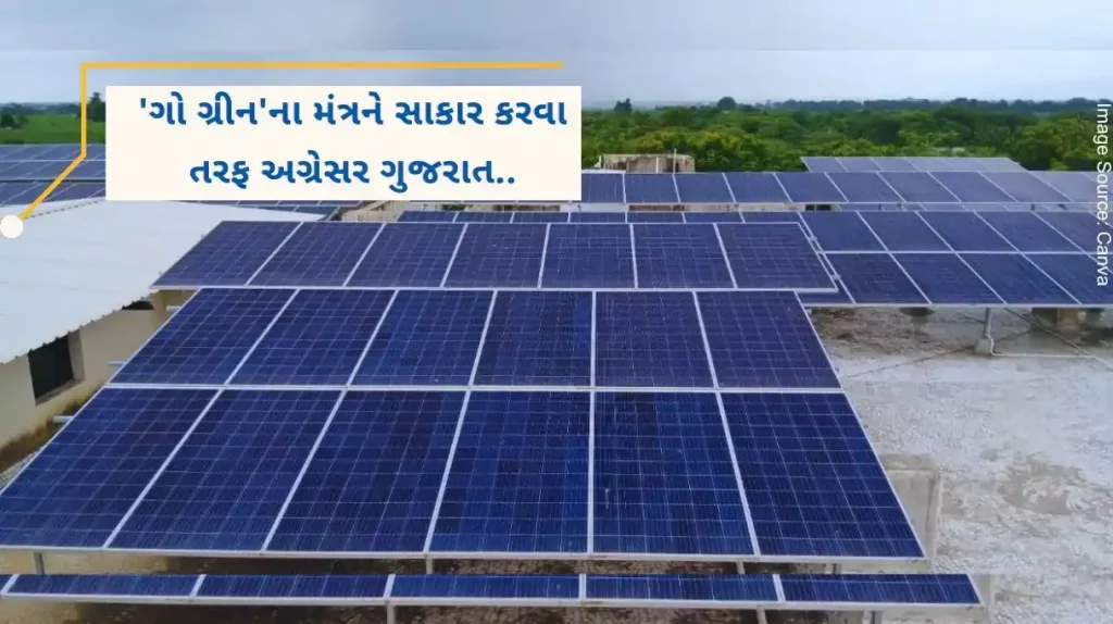 Gujarat leading the way in realizing the mantra of 'Go Green'...Great achievement in rooftop system